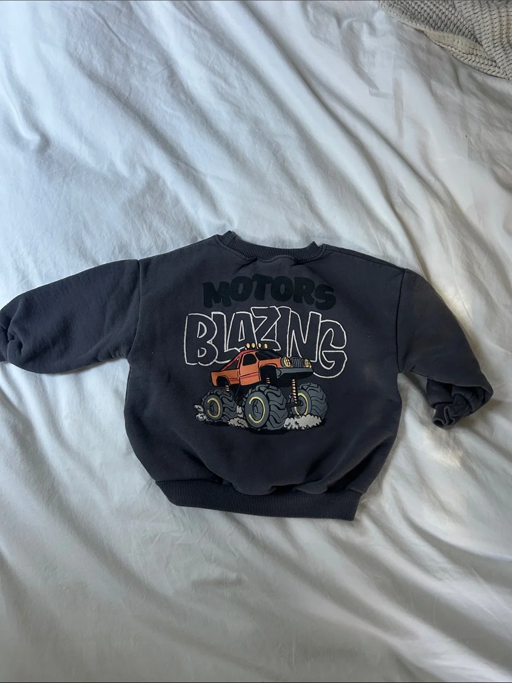 Zara Monster Truck Sweatshirt EUC